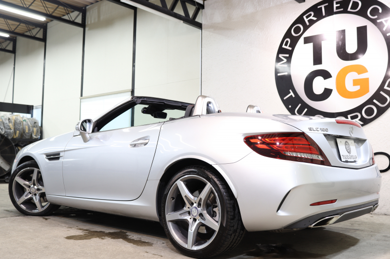 メルセデスベンツ SLCクラス SLC180ｽﾎﾟｰﾂ ﾚｰﾀﾞｰｾｰﾌﾃｨPKG　ｷｰﾚｽｺﾞｰ 黒本革 ｼｰﾄﾋｰﾀｰ ｶﾞﾗｽﾙｰﾌ HDDﾅﾋﾞTV&ｷｬﾝｾﾗｰ ｽﾏﾎ連携 BT音楽 ﾊﾞｯｸｶﾒﾗ LEDﾗｲﾄ AMGｴｱﾛ&18AW ｴｱｶﾞｲﾄﾞ 9AT　2年保証