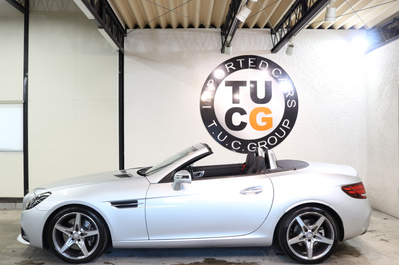 メルセデスベンツ SLCクラス SLC180ｽﾎﾟｰﾂ ﾚｰﾀﾞｰｾｰﾌﾃｨPKG　ｷｰﾚｽｺﾞｰ 黒本革 ｼｰﾄﾋｰﾀｰ ｶﾞﾗｽﾙｰﾌ HDDﾅﾋﾞTV&ｷｬﾝｾﾗｰ ｽﾏﾎ連携 BT音楽 ﾊﾞｯｸｶﾒﾗ LEDﾗｲﾄ AMGｴｱﾛ&18AW ｴｱｶﾞｲﾄﾞ 9AT　2年保証