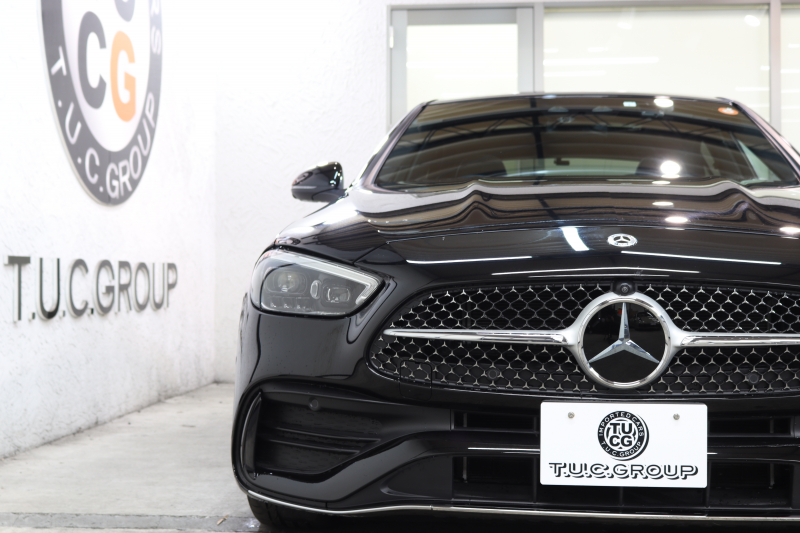 メルセデスベンツ Cクラス C220d AVG AMGﾗｲﾝ ﾚｻﾞｰｴｸｽｸﾙｰｼﾌﾞ&ﾍﾞｰｼｯｸ&ﾚｰﾀﾞｰｾｰﾌﾃｨPKG　ISG搭載 ｷｰﾚｽｺﾞｰ 黒本革 ﾊﾟﾉﾗﾏSR ﾍｯﾄﾞｱｯﾌﾟD MBUX/ARﾅﾋﾞTV ｽﾏﾎ連携 360ｶﾒﾗ PTS LEDﾗｲﾄ 自動ﾄﾗﾝｸ AMGｴｱﾛ&18AW ﾜｲﾔﾚｽ充電 9AT　2年保証