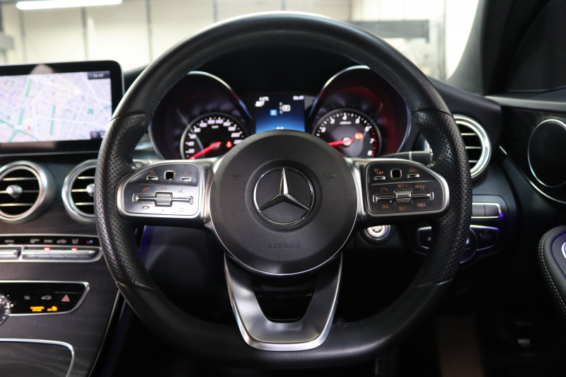 メルセデスベンツ Cクラス C200 AVG AMGﾗｲﾝ ﾚｰﾀﾞｰｾｰﾌﾃｨPKG　BSG搭載 後期 1ｵｰﾅｰ MEｺﾈｸﾄ ｷｰﾚｽｺﾞｰ 黒革 ｼｰﾄﾋｰﾀｰ HDDﾅﾋﾞTV ｽﾏﾎ連携 ﾊﾞｯｸｶﾒﾗ PTS LEDﾗｲﾄ AMGｴｱﾛ&18AW ﾀﾞｲﾅﾐｯｸｾﾚｸﾄ ｴｱｻｽ 9AT　2年保証