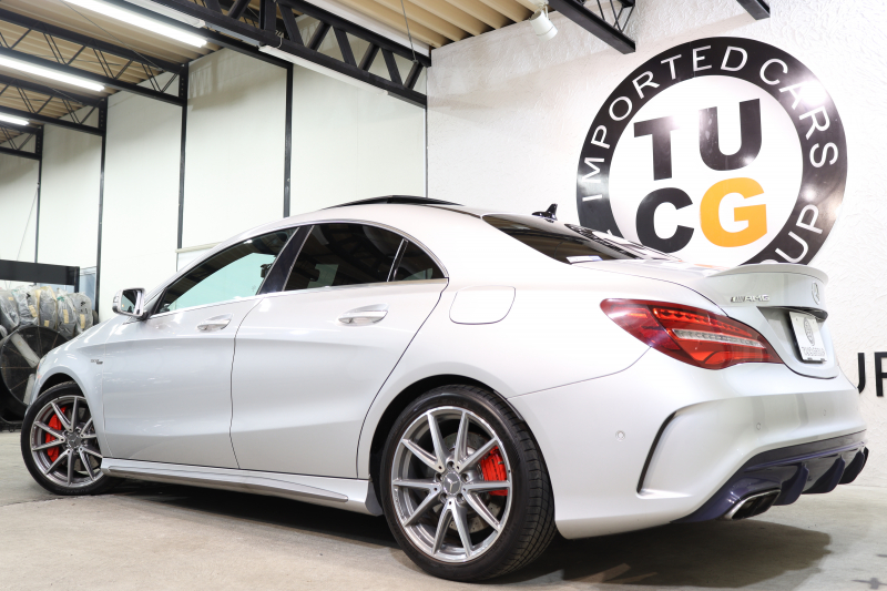 AMG CLAクラス CLA45 4MATIC AMGｱﾄﾞﾊﾞﾝｽﾄﾞ&ﾚｰﾀﾞｰｾｰﾌﾃｨPKG　後期 ｷｰﾚｽｺﾞｰ 黒本革 ﾊﾟﾉﾗﾏSR HDDﾅﾋﾞTV&ｷｬﾝｾﾗｰ ｽﾏﾎ連携 harman/kardon ﾊﾞｯｸｶﾒﾗ PTS LEDﾗｲﾄ AMG専用装備&ﾁｭｰﾆﾝｸﾞﾀﾞｲﾅﾐｯｸｾﾚｸﾄ　2年保証