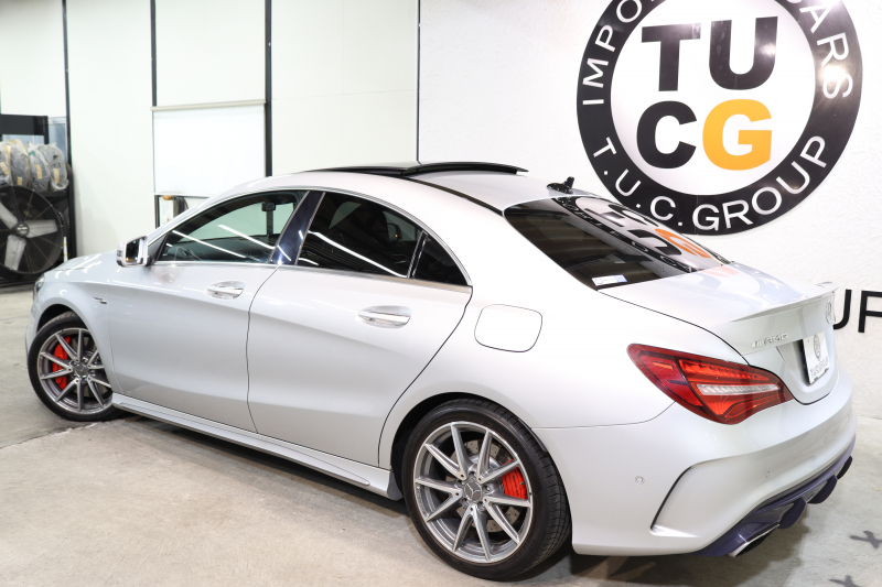 AMG CLAクラス CLA45 4MATIC AMGｱﾄﾞﾊﾞﾝｽﾄﾞ&ﾚｰﾀﾞｰｾｰﾌﾃｨPKG　後期 ｷｰﾚｽｺﾞｰ 黒本革 ﾊﾟﾉﾗﾏSR HDDﾅﾋﾞTV&ｷｬﾝｾﾗｰ ｽﾏﾎ連携 harman/kardon ﾊﾞｯｸｶﾒﾗ PTS LEDﾗｲﾄ AMG専用装備&ﾁｭｰﾆﾝｸﾞﾀﾞｲﾅﾐｯｸｾﾚｸﾄ　2年保証