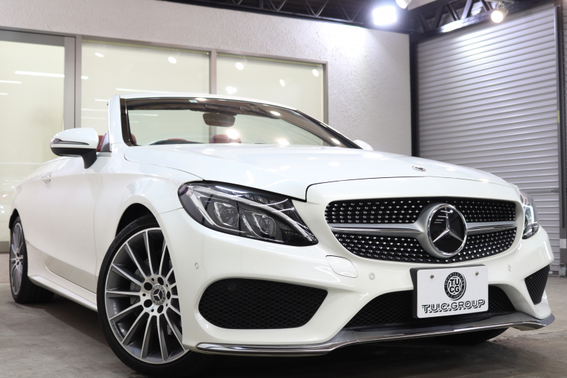 メルセデスベンツ Cクラス C180ｶﾌﾞﾘｵﾚ ｽﾎﾟｰﾂ ﾚｻﾞｰｴｸｽｸﾙｰｼﾌﾞ&ﾚｰﾀﾞｰｾｰﾌﾃｨPKG　ｷｰﾚｽｺﾞｰ 赤本革 ｴｱｽｶｰﾌ ﾍｯﾄﾞｱｯﾌﾟD HDDﾅﾋﾞTV BT音楽 ﾊﾞｯｸｶﾒﾗ PTS LEDﾗｲﾄ AMGｴｱﾛ&19AW ﾀﾞｲﾅﾐｯｸS 赤幌 9AT　2年保証