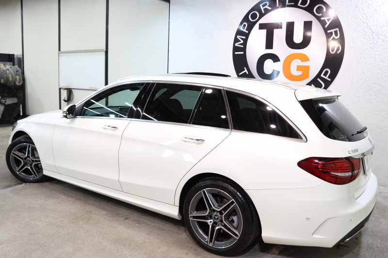 メルセデスベンツ Cクラス C200ｽﾃｰｼｮﾝﾜｺﾞﾝ AVG AMGﾗｲﾝ ﾚｻﾞｰｴｸｽｸﾙｰｼﾌﾞ&ﾚｰﾀﾞｰｾｰﾌﾃｨPKG　BSG搭載 後期 ｷｰﾚｽｺﾞｰ 黒本革 ﾊﾟﾉﾗﾏSR ﾍｯﾄﾞｱｯﾌﾟD HDDﾅﾋﾞTV ｽﾏﾎ連携 ﾌﾞﾙﾒｽﾀｰ ﾊﾞｯｸｶﾒﾗ PTS LEDﾗｲﾄ ﾊﾝｽﾞﾌﾘｰA AMGｴｱﾛ&18AW ｴｱｻｽ 9AT　2年保証