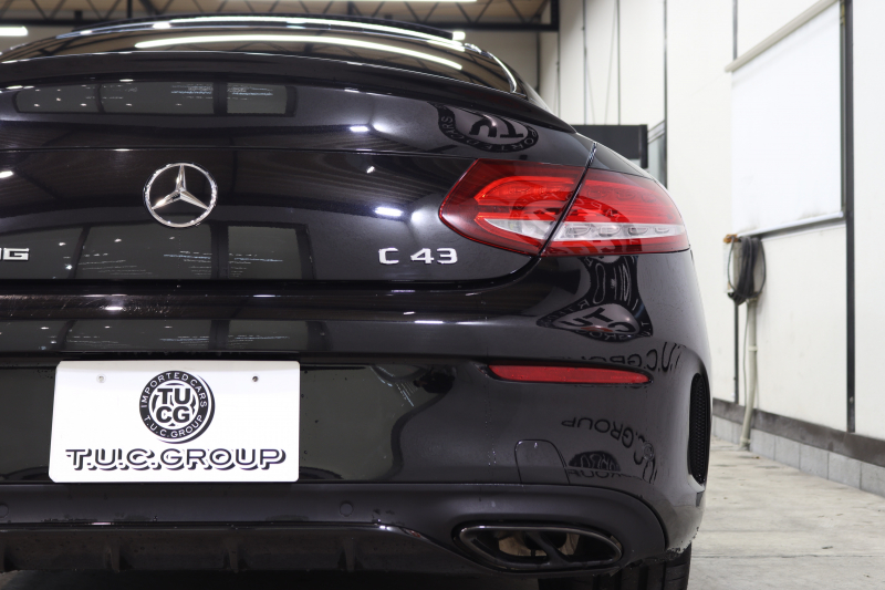 AMG Cクラス C43 4MATIC ｸｰﾍﾟ ﾚｰﾀﾞｰｾｰﾌﾃｨPKG　MEｺﾈｸﾄ ｷｰﾚｽｺﾞｰ 黒本革 ﾊﾟﾉﾗﾏSR ﾍｯﾄﾞｱｯﾌﾟD HDDﾅﾋﾞTV&ｷｬﾝｾﾗｰ BT音楽 ﾌﾞﾙﾒｽﾀｰ ﾊﾞｯｸｶﾒﾗ PTS LEDﾗｲﾄ ﾊﾝｽﾞﾌﾘｰA AMG専用装備&ﾁｭｰﾆﾝｸﾞﾀﾞｲﾅﾐｯｸｾﾚｸﾄ 9AT　2年保証
