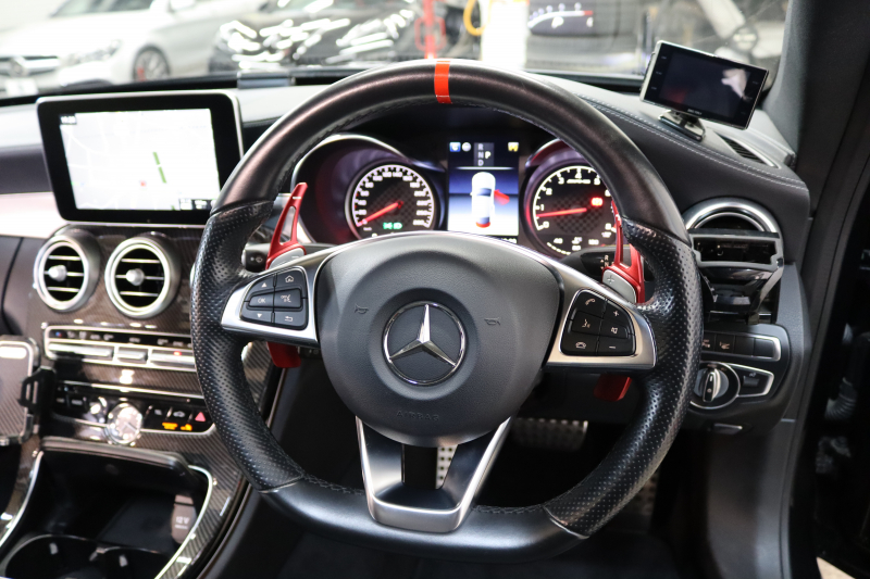 AMG Cクラス C43 4MATIC ｸｰﾍﾟ ﾚｰﾀﾞｰｾｰﾌﾃｨPKG　MEｺﾈｸﾄ ｷｰﾚｽｺﾞｰ 黒本革 ﾊﾟﾉﾗﾏSR ﾍｯﾄﾞｱｯﾌﾟD HDDﾅﾋﾞTV&ｷｬﾝｾﾗｰ BT音楽 ﾌﾞﾙﾒｽﾀｰ ﾊﾞｯｸｶﾒﾗ PTS LEDﾗｲﾄ ﾊﾝｽﾞﾌﾘｰA AMG専用装備&ﾁｭｰﾆﾝｸﾞﾀﾞｲﾅﾐｯｸｾﾚｸﾄ 9AT　2年保証