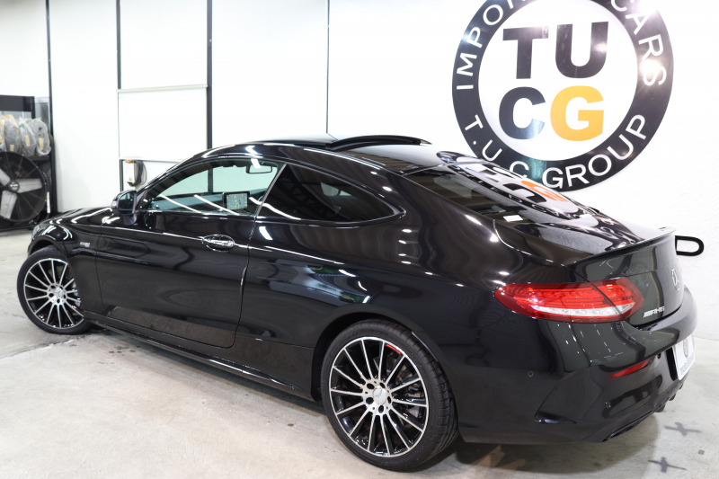 AMG Cクラス C43 4MATIC ｸｰﾍﾟ ﾚｰﾀﾞｰｾｰﾌﾃｨPKG　MEｺﾈｸﾄ ｷｰﾚｽｺﾞｰ 黒本革 ﾊﾟﾉﾗﾏSR ﾍｯﾄﾞｱｯﾌﾟD HDDﾅﾋﾞTV&ｷｬﾝｾﾗｰ BT音楽 ﾌﾞﾙﾒｽﾀｰ ﾊﾞｯｸｶﾒﾗ PTS LEDﾗｲﾄ ﾊﾝｽﾞﾌﾘｰA AMG専用装備&ﾁｭｰﾆﾝｸﾞﾀﾞｲﾅﾐｯｸｾﾚｸﾄ 9AT　2年保証