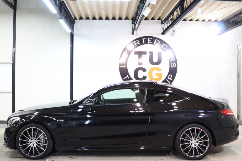 AMG Cクラス C43 4MATIC ｸｰﾍﾟ ﾚｰﾀﾞｰｾｰﾌﾃｨPKG　MEｺﾈｸﾄ ｷｰﾚｽｺﾞｰ 黒本革 ﾊﾟﾉﾗﾏSR ﾍｯﾄﾞｱｯﾌﾟD HDDﾅﾋﾞTV&ｷｬﾝｾﾗｰ BT音楽 ﾌﾞﾙﾒｽﾀｰ ﾊﾞｯｸｶﾒﾗ PTS LEDﾗｲﾄ ﾊﾝｽﾞﾌﾘｰA AMG専用装備&ﾁｭｰﾆﾝｸﾞﾀﾞｲﾅﾐｯｸｾﾚｸﾄ 9AT　2年保証