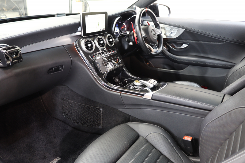 AMG Cクラス C43 4MATIC ｸｰﾍﾟ ﾚｰﾀﾞｰｾｰﾌﾃｨPKG　MEｺﾈｸﾄ ｷｰﾚｽｺﾞｰ 黒本革 ﾊﾟﾉﾗﾏSR ﾍｯﾄﾞｱｯﾌﾟD HDDﾅﾋﾞTV&ｷｬﾝｾﾗｰ BT音楽 ﾌﾞﾙﾒｽﾀｰ ﾊﾞｯｸｶﾒﾗ PTS LEDﾗｲﾄ ﾊﾝｽﾞﾌﾘｰA AMG専用装備&ﾁｭｰﾆﾝｸﾞﾀﾞｲﾅﾐｯｸｾﾚｸﾄ 9AT　2年保証
