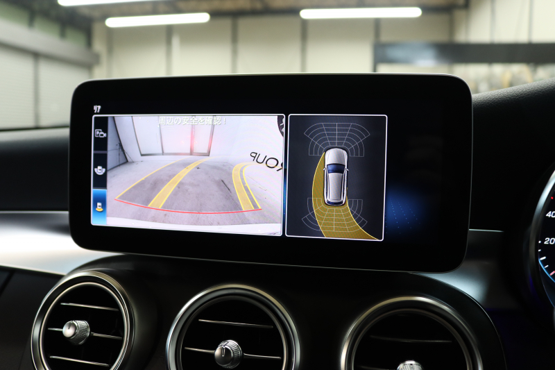 メルセデスベンツ Cクラス C220dｽﾃｰｼｮﾝﾜｺﾞﾝ AVG AMGﾗｲﾝ ﾚｻﾞｰｴｸｽｸﾙｰｼﾌﾞ&ﾚｰﾀﾞｰｾｰﾌﾃｨPKG　後期 MEｺﾈｸﾄ ｷｰﾚｽｺﾞｰ 黒本革 HDDﾅﾋﾞTV HUD ﾌﾞﾙﾒｽﾀｰ ｽﾏﾎ連携 ﾊﾞｯｸｶﾒﾗ PTS LEDﾗｲﾄ AMGｴｱﾛ&18AW ﾊﾝｽﾞﾌﾘｰA ﾀﾞｲﾅﾐｯｸS ｴｱｻｽ 9AT　2年保証