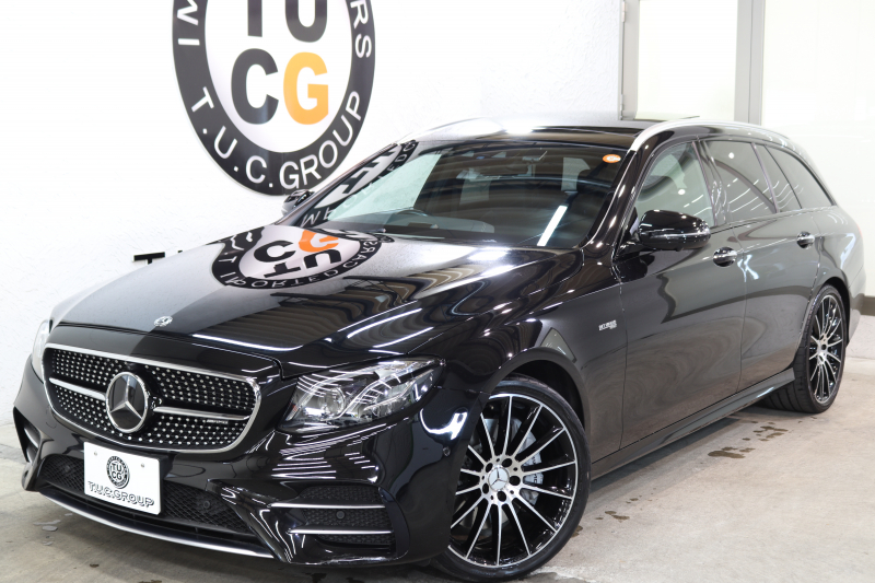 AMG Eクラス E43 4MATIC ｽﾃｰｼｮﾝﾜｺﾞﾝ ﾚｰﾀﾞｰｾｰﾌﾃｨPKG　ｷｰﾚｽｺﾞｰ 黒本革 ｼｰﾄﾋｰﾀｰ ﾊﾟﾉﾗﾏSR ﾍｯﾄﾞｱｯﾌﾟD HDDﾅﾋﾞTV ｽﾏﾎ連携 ﾌﾞﾙﾒｽﾀｰ 360ｶﾒﾗ PTS LEDﾗｲﾄ 自動Rｹﾞｰﾄ ﾊﾝｽﾞﾌﾘｰA AMG専用装備&ﾁｭｰﾆﾝｸﾞ 9AT　2年保証