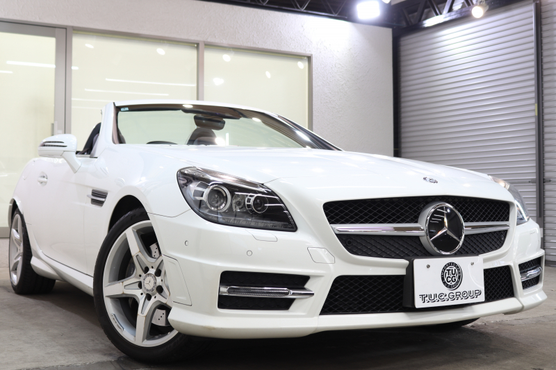 メルセデスベンツ SLKクラス SLK200 ｴｸｽｸﾙｰｼﾌﾞ AMGｽﾎﾟｰﾂ&ﾚｰﾀﾞｰｾｰﾌﾃｨPKG　中期 ｷｰﾚｽｺﾞｰ 黒本革 ｴｱｽｶｰﾌ ｶﾞﾗｽﾙｰﾌ HDDﾅﾋﾞTV BT音楽 ﾊﾞｯｸｶﾒﾗ PTS DSRC ｷｾﾉﾝ AMGｴｱﾛ&18AW ｴｱｶﾞｲﾄﾞ　2年保証