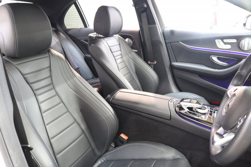 メルセデスベンツ Eクラス E220d AVG ｽﾎﾟｰﾂ ﾚｻﾞｰ&ﾚｰﾀﾞｰｾｰﾌﾃｨPKG　ｷｰﾚｽｺﾞｰ 黒本革 全席ｼｰﾄﾋｰﾀｰ HDDﾅﾋﾞTV ｽﾏﾎ連携 ﾌﾞﾙﾒｽﾀｰ 360ｶﾒﾗ PTS ｴｱﾊﾞﾗﾝｽPKG LEDﾗｲﾄ 自動ﾄﾗﾝｸ AMGｴｱﾛ&19AW ﾀﾞｲﾅﾐｯｸｾﾚｸﾄ 9AT　2年保証