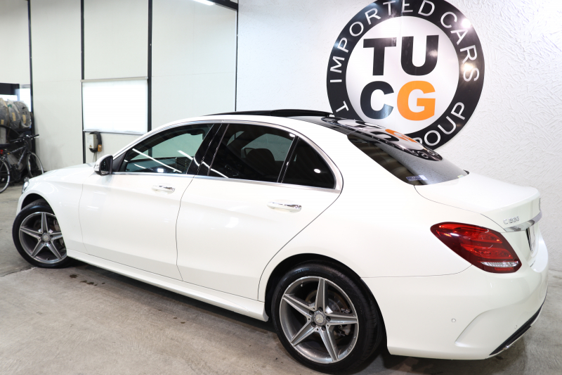 メルセデスベンツ Cクラス C200 AVG AMGﾗｲﾝ ﾚｻﾞｰｴｸｽｸﾙｰｼﾌﾞ&ﾚｰﾀﾞｰｾｰﾌﾃｨPKG　1ｵｰﾅｰ ｷｰﾚｽｺﾞｰ 黒本革 ﾊﾟﾉﾗﾏSR HUD HDDﾅﾋﾞTV BT音楽 ﾊﾞｯｸｶﾒﾗ PTS LEDﾗｲﾄ 自動ﾄﾗﾝｸ ｴｱﾊﾞﾗﾝｽPKG AMGｴｱﾛ&18AW ｴｱｻｽ　2年保証