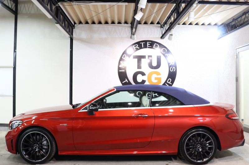 AMG Cクラス C43 4MATIC ｶﾌﾞﾘｵﾚ ﾚｰﾀﾞｰｾｰﾌﾃｨPKG　後期 ｷｰﾚｽｺﾞｰ 白本革 ｴｱｽｶｰﾌ ﾍｯﾄﾞｱｯﾌﾟD HDDﾅﾋﾞTV ｽﾏﾎ連携 ﾌﾞﾙﾒｽﾀｰ ﾊﾞｯｸｶﾒﾗ PTS LEDﾗｲﾄ AMG専用装備&ﾁｭｰﾆﾝｸﾞﾀﾞｲﾅﾐｯｸｾﾚｸﾄ 青幌 9AT　2年保証