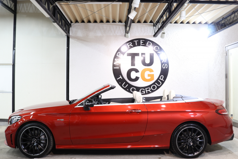 AMG Cクラス C43 4MATIC ｶﾌﾞﾘｵﾚ ﾚｰﾀﾞｰｾｰﾌﾃｨPKG　後期 ｷｰﾚｽｺﾞｰ 白本革 ｴｱｽｶｰﾌ ﾍｯﾄﾞｱｯﾌﾟD HDDﾅﾋﾞTV ｽﾏﾎ連携 ﾌﾞﾙﾒｽﾀｰ ﾊﾞｯｸｶﾒﾗ PTS LEDﾗｲﾄ AMG専用装備&ﾁｭｰﾆﾝｸﾞﾀﾞｲﾅﾐｯｸｾﾚｸﾄ 青幌 9AT　2年保証