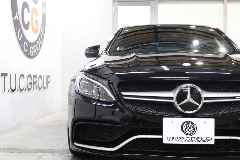 AMG Cクラス C63 ｽﾃｰｼｮﾝﾜｺﾞﾝ ﾚｰﾀﾞｰｾｰﾌﾃｨPKG　ｷｰﾚｽｺﾞｰ 黒本革 ﾊﾟﾉﾗﾏSR HDDﾅﾋﾞTV BT音楽 ﾌﾞﾙﾒｽﾀｰ ﾊﾞｯｸｶﾒﾗ PTS LEDﾗｲﾄ ﾊﾝｽﾞﾌﾘｰA AMG専用装備&ﾁｭｰﾆﾝｸﾞ ﾀﾞｲﾅﾐｯｸｾﾚｸﾄ　2年保証