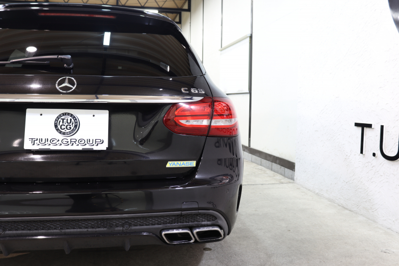 AMG Cクラス C63 ｽﾃｰｼｮﾝﾜｺﾞﾝ ﾚｰﾀﾞｰｾｰﾌﾃｨPKG　ｷｰﾚｽｺﾞｰ 黒本革 ﾊﾟﾉﾗﾏSR HDDﾅﾋﾞTV BT音楽 ﾌﾞﾙﾒｽﾀｰ ﾊﾞｯｸｶﾒﾗ PTS LEDﾗｲﾄ ﾊﾝｽﾞﾌﾘｰA AMG専用装備&ﾁｭｰﾆﾝｸﾞ ﾀﾞｲﾅﾐｯｸｾﾚｸﾄ　2年保証