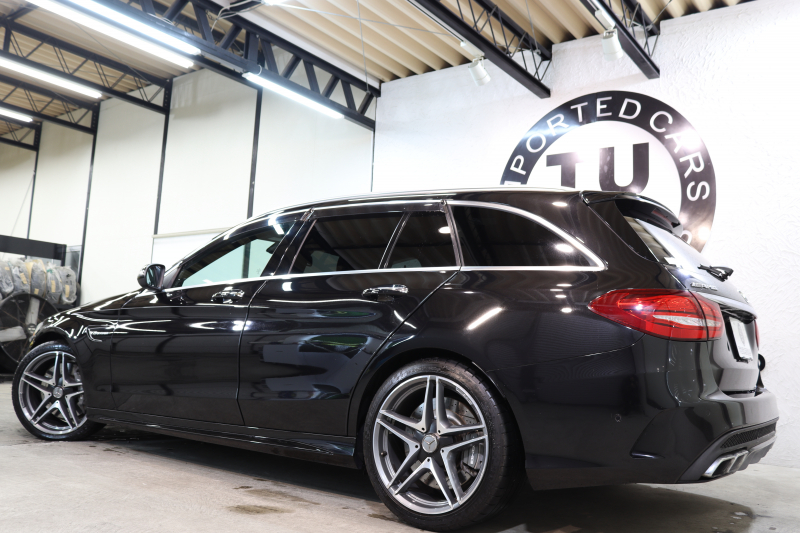 AMG Cクラス C63 ｽﾃｰｼｮﾝﾜｺﾞﾝ ﾚｰﾀﾞｰｾｰﾌﾃｨPKG　ｷｰﾚｽｺﾞｰ 黒本革 ﾊﾟﾉﾗﾏSR HDDﾅﾋﾞTV BT音楽 ﾌﾞﾙﾒｽﾀｰ ﾊﾞｯｸｶﾒﾗ PTS LEDﾗｲﾄ ﾊﾝｽﾞﾌﾘｰA AMG専用装備&ﾁｭｰﾆﾝｸﾞ ﾀﾞｲﾅﾐｯｸｾﾚｸﾄ　2年保証