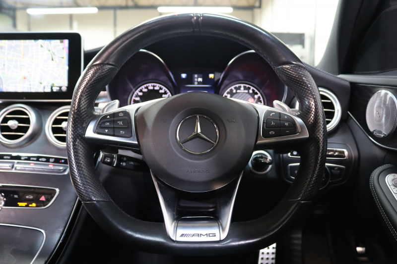 AMG Cクラス C63 ｽﾃｰｼｮﾝﾜｺﾞﾝ ﾚｰﾀﾞｰｾｰﾌﾃｨPKG　ｷｰﾚｽｺﾞｰ 黒本革 ﾊﾟﾉﾗﾏSR HDDﾅﾋﾞTV BT音楽 ﾌﾞﾙﾒｽﾀｰ ﾊﾞｯｸｶﾒﾗ PTS LEDﾗｲﾄ ﾊﾝｽﾞﾌﾘｰA AMG専用装備&ﾁｭｰﾆﾝｸﾞ ﾀﾞｲﾅﾐｯｸｾﾚｸﾄ　2年保証