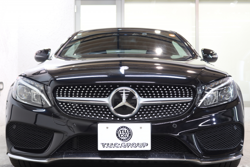 メルセデスベンツ Cクラス C180ｸｰﾍﾟ ｽﾎﾟｰﾂ ﾚｰﾀﾞｰｾｰﾌﾃｨPKG　ｷｰﾚｽｺﾞｰ 黒革 HDDﾅﾋﾞTV BT音楽 ﾊﾞｯｸｶﾒﾗ PTS LEDﾗｲﾄ AMGｴｱﾛ&18AW ﾀﾞｲﾅﾐｯｸｾﾚｸﾄ　2年保証