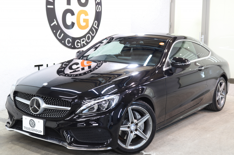 メルセデスベンツ Cクラス C180ｸｰﾍﾟ ｽﾎﾟｰﾂ ﾚｰﾀﾞｰｾｰﾌﾃｨPKG　ｷｰﾚｽｺﾞｰ 黒革 HDDﾅﾋﾞTV BT音楽 ﾊﾞｯｸｶﾒﾗ PTS LEDﾗｲﾄ AMGｴｱﾛ&18AW ﾀﾞｲﾅﾐｯｸｾﾚｸﾄ　2年保証