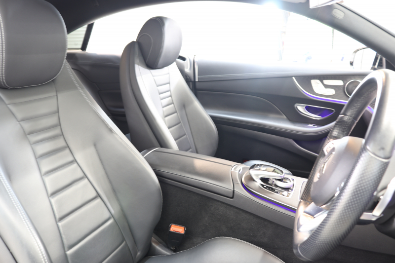 メルセデスベンツ Eクラス E300ｸｰﾍﾟ ｽﾎﾟｰﾂ ﾚｰﾀﾞｰｾｰﾌﾃｨPKG　ｷｰﾚｽｺﾞｰ 黒本革 ｼｰﾄﾋｰﾀｰ ﾍｯﾄﾞｱｯﾌﾟD HDDﾅﾋﾞTV ｽﾏﾎ連携 360ｶﾒﾗ PTS LEDﾗｲﾄ ﾊﾝｽﾞﾌﾘｰA AMGｴｱﾛ&19AW ﾊﾟﾅﾒﾘｶｰﾅｸﾞﾘﾙ ﾀﾞｲﾅﾐｯｸｾﾚｸﾄ 9AT　2年保証