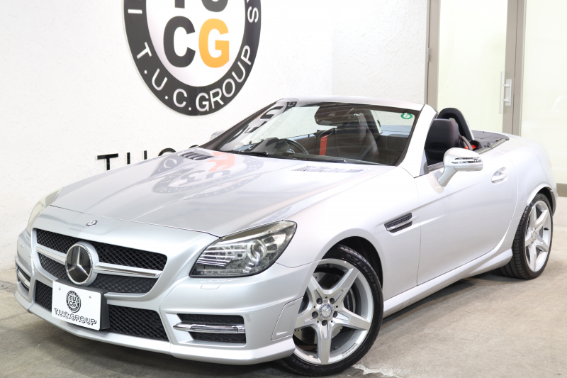 メルセデスベンツ SLKクラス SLK200ﾄﾚﾝﾄﾞ AMGｽﾎﾟｰﾂ&ﾚｰﾀﾞｰｾｰﾌﾃｨPKG　中期 黒本革 ｴｱｽｶｰﾌ ｶﾞﾗｽﾙｰﾌ HDDﾅﾋﾞTV BT音楽 DSRC ｷｾﾉﾝ AMGｴｱﾛ&18AW ﾄﾗﾝｸｽﾎﾟｲﾗｰ ｴｱｶﾞｲﾄﾞ　2年保証