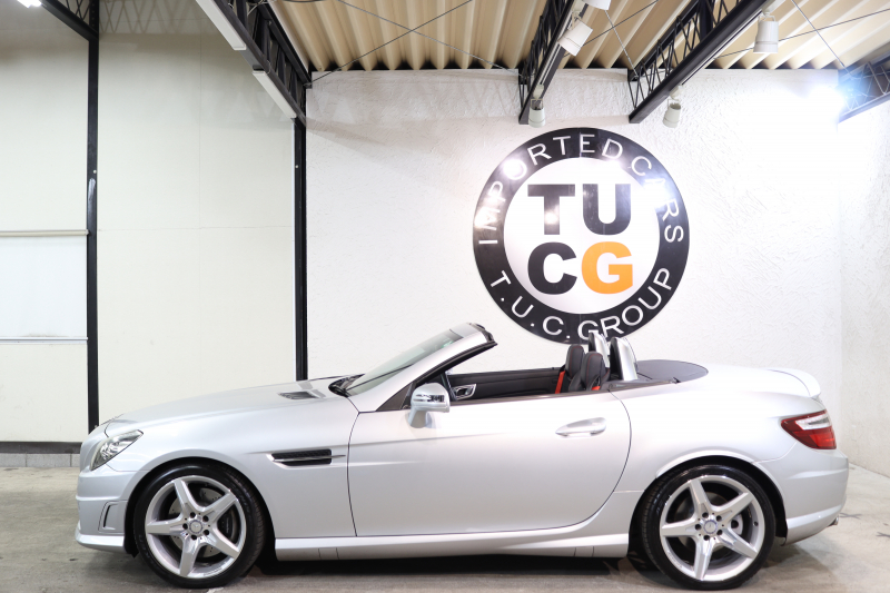 メルセデスベンツ SLKクラス SLK200ﾄﾚﾝﾄﾞ AMGｽﾎﾟｰﾂ&ﾚｰﾀﾞｰｾｰﾌﾃｨPKG　中期 黒本革 ｴｱｽｶｰﾌ ｶﾞﾗｽﾙｰﾌ HDDﾅﾋﾞTV BT音楽 DSRC ｷｾﾉﾝ AMGｴｱﾛ&18AW ﾄﾗﾝｸｽﾎﾟｲﾗｰ ｴｱｶﾞｲﾄﾞ　2年保証