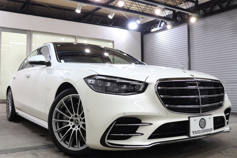 メルセデスベンツ Sクラス S500ﾛﾝｸﾞ 4MATIC AMGﾗｲﾝ&ﾚｰﾀﾞｰｾｰﾌﾃｨPKG　ISG搭載 ｷｰﾚｽｺﾞｰ 黒本革 全席Sﾋｰﾀｰ ﾍﾞﾝﾁﾚｰﾀ ﾏｯｻｰｼﾞ機能 ﾊﾟﾉﾗﾏSR ﾍｯﾄﾞｱｯﾌﾟD MBUX/ARﾅﾋﾞ TV ｽﾏﾎ連携 360ｶﾒﾗ PTS DIGITALﾗｲﾄ 自動ﾄﾗﾝｸ AMGｴｱﾛ&20AW ﾜｲﾔﾚｽ充電 ｴｱｻｽ 9AT Rｱｸｽﾙｽﾃｱ　2年保証