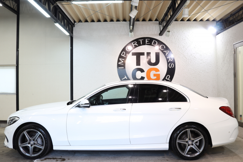 メルセデスベンツ Cクラス C200 AVG AMGﾗｲﾝ ﾚｰﾀﾞｰｾｰﾌﾃｨPKG　1ｵｰﾅｰ ｷｰﾚｽｺﾞｰ 黒革 HDDﾅﾋﾞTV BT音楽 ﾊﾞｯｸｶﾒﾗ PTS LEDﾗｲﾄ AMGｴｱﾛ&18AW ﾀﾞｲﾅﾐｯｸS　2年保証