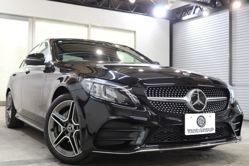 メルセデスベンツ Cクラス C200 AVG AMGﾗｲﾝ ﾚｰﾀﾞｰｾｰﾌﾃｨPKG　BSG搭載 後期 MEｺﾈｸﾄ ｷｰﾚｽｺﾞｰ 黒革 HDDﾅﾋﾞTV ｽﾏﾎ連携 ﾊﾞｯｸｶﾒﾗ PTS LEDﾗｲﾄ AMGｴｱﾛ&18AW ﾀﾞｲﾅﾐｯｸS ｴｱｻｽ 9AT　2年保証