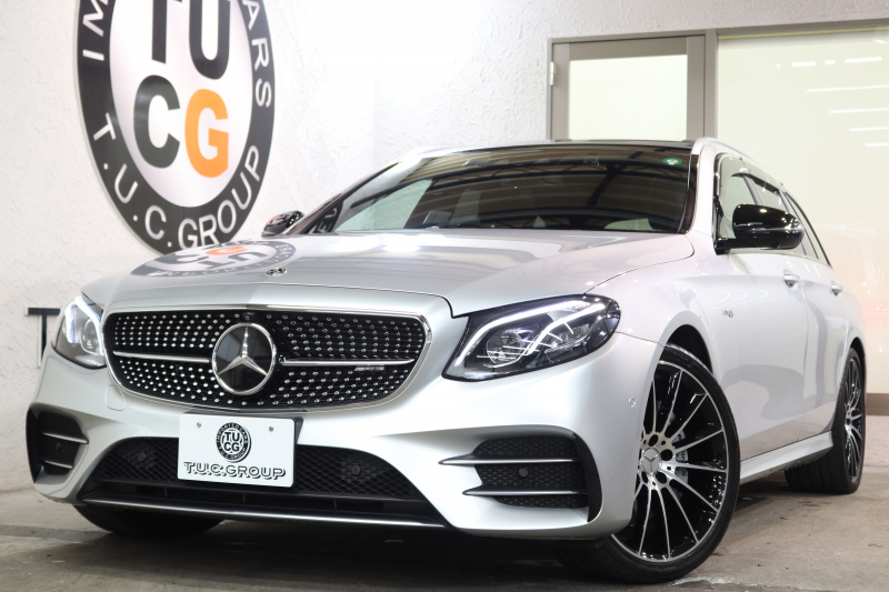 メルセデスベンツ Eクラス E43 4MATIC ｽﾃｰｼｮﾝﾜｺﾞﾝ ﾚｰﾀﾞｰｾｰﾌﾃｨPKG　1ｵｰﾅｰ ｷｰﾚｽｺﾞｰ 黒本革 ｼｰﾄﾋｰﾀｰ ﾊﾟﾉﾗﾏSR ﾍｯﾄﾞｱｯﾌﾟD HDDﾅﾋﾞTV ｽﾏﾎ連携 ﾌﾞﾙﾒｽﾀｰ 360ｶﾒﾗ PTS LEDﾗｲﾄ 自動Rｹﾞｰﾄ ﾊﾝｽﾞﾌﾘｰA AMG専用装備&ﾁｭｰﾆﾝｸﾞ 9AT　2年保証