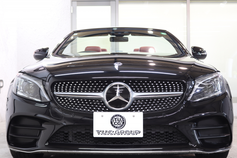 メルセデスベンツ Cクラス C180ｶﾌﾞﾘｵﾚ ｽﾎﾟｰﾂ ﾚｻﾞｰｴｸｽｸﾙｰｼﾌﾞ&ﾚｰﾀﾞｰｾｰﾌﾃｨPKG　後期 1ｵｰﾅｰ ｷｰﾚｽｺﾞｰ 赤本革 ｴｱｽｶｰﾌ ﾍｯﾄﾞｱｯﾌﾟD HDDﾅﾋﾞTV ｽﾏﾎ連携 ﾊﾞｯｸｶﾒﾗ PTS LEDﾗｲﾄ 赤幌 ﾀﾞｲﾅﾐｯｸS ｴｱｻｽ 9AT　2年保証