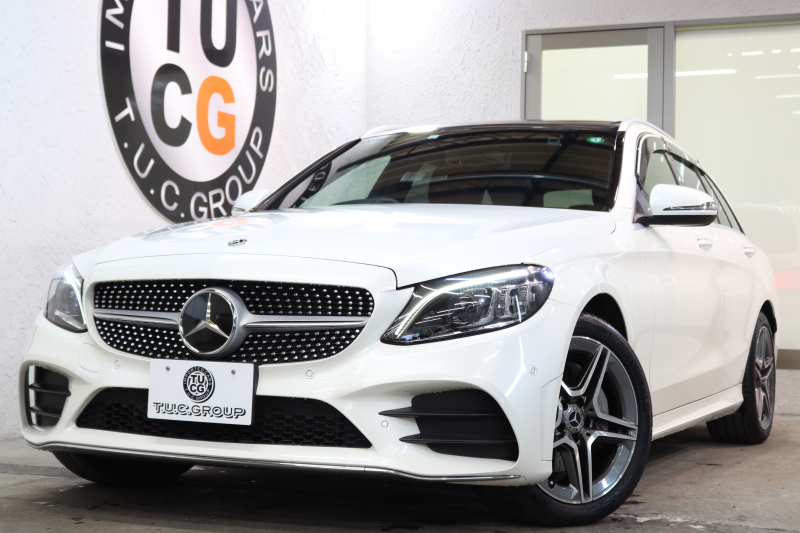 メルセデスベンツ Cクラス C200ｽﾃｰｼｮﾝﾜｺﾞﾝ 4MATIC AVG AMGﾗｲﾝ ﾚｻﾞｰｴｸｽｸﾙｰｼﾌﾞ&ﾚｰﾀﾞｰｾｰﾌﾃｨPKG　BSG搭載 ｷｰﾚｽｺﾞｰ 赤本革 ﾊﾟﾉﾗﾏSR ﾍｯﾄﾞｱｯﾌﾟD HDDﾅﾋﾞTV ｽﾏﾎ連携 ﾌﾞﾙﾒｽﾀｰ ﾊﾞｯｸｶﾒﾗ PTS LEDﾗｲﾄ ﾊﾝｽﾞﾌﾘｰA AMGｴｱﾛ&18AW ｴｱｻｽ 9AT　2年保証