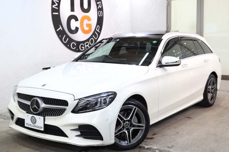 メルセデスベンツ Cクラス C200ｽﾃｰｼｮﾝﾜｺﾞﾝ 4MATIC AVG AMGﾗｲﾝ ﾚｻﾞｰｴｸｽｸﾙｰｼﾌﾞ&ﾚｰﾀﾞｰｾｰﾌﾃｨPKG　BSG搭載 ｷｰﾚｽｺﾞｰ 赤本革 ﾊﾟﾉﾗﾏSR ﾍｯﾄﾞｱｯﾌﾟD HDDﾅﾋﾞTV ｽﾏﾎ連携 ﾌﾞﾙﾒｽﾀｰ ﾊﾞｯｸｶﾒﾗ PTS LEDﾗｲﾄ ﾊﾝｽﾞﾌﾘｰA AMGｴｱﾛ&18AW ｴｱｻｽ 9AT　2年保証