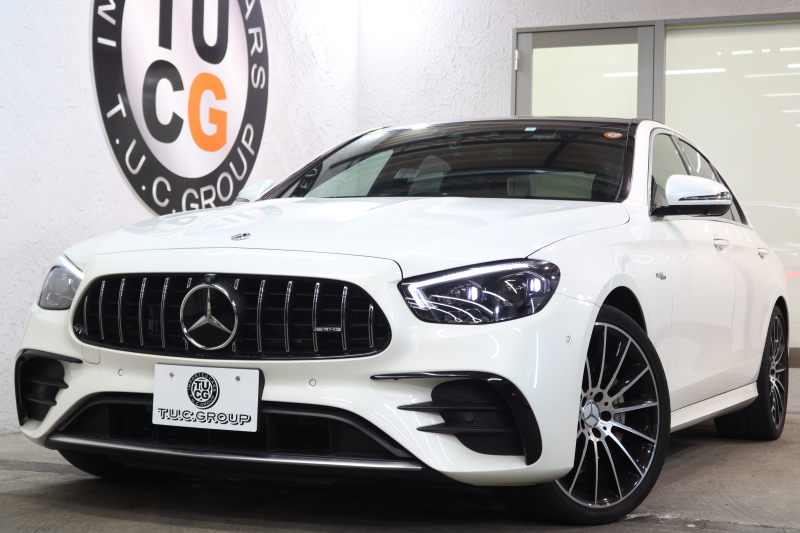 メルセデスベンツ Eクラス E53 4MATIC+ ｴｸｽｸﾙｰｼﾌﾞ&ﾚｰﾀﾞｰｾｰﾌﾃｨPKG　ISG搭載 後期 1ｵｰﾅｰ ｷｰﾚｽｺﾞｰ 黒本革 ﾍﾞﾝﾁﾚｰﾀｰ ﾊﾟﾉﾗﾏSR ﾍｯﾄﾞｱｯﾌﾟD MBUXﾅﾋﾞTV&ARﾅﾋﾞTV ｽﾏﾎ連携 ﾌﾞﾙﾒｽﾀｰ 360ｶﾒﾗ PTS LEDﾗｲﾄ ﾊﾝｽﾞﾌﾘｰA AMG専用装備&ﾁｭｰﾆﾝｸﾞ ﾜｲﾔﾚｽ充電 9AT　2年保証