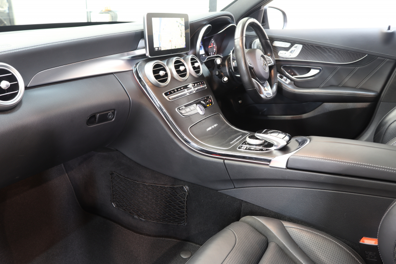 AMG Cクラス C63ｽﾃｰｼｮﾝﾜｺﾞﾝ ﾚｰﾀﾞｰｾｰﾌﾃｨPKG　ｷｰﾚｽｺﾞｰ 黒本革 ﾊﾟﾉﾗﾏSR ﾍｯﾄﾞｱｯﾌﾟD HDDﾅﾋﾞTV BT音楽 ﾌﾞﾙﾒｽﾀｰ ﾊﾞｯｸｶﾒﾗ PTS LEDﾗｲﾄ ﾊﾝｽﾞﾌﾘｰA AMG専用装備&ﾁｭｰﾆﾝｸﾞﾀﾞｲﾅﾐｯｸｾﾚｸﾄ　2年保証