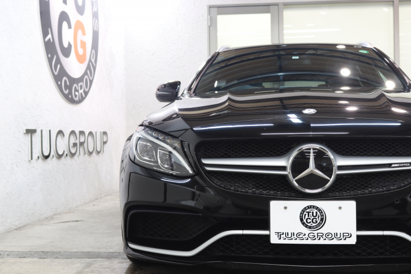AMG Cクラス C63ｽﾃｰｼｮﾝﾜｺﾞﾝ ﾚｰﾀﾞｰｾｰﾌﾃｨPKG　ｷｰﾚｽｺﾞｰ 黒本革 ﾊﾟﾉﾗﾏSR ﾍｯﾄﾞｱｯﾌﾟD HDDﾅﾋﾞTV BT音楽 ﾌﾞﾙﾒｽﾀｰ ﾊﾞｯｸｶﾒﾗ PTS LEDﾗｲﾄ ﾊﾝｽﾞﾌﾘｰA AMG専用装備&ﾁｭｰﾆﾝｸﾞﾀﾞｲﾅﾐｯｸｾﾚｸﾄ　2年保証