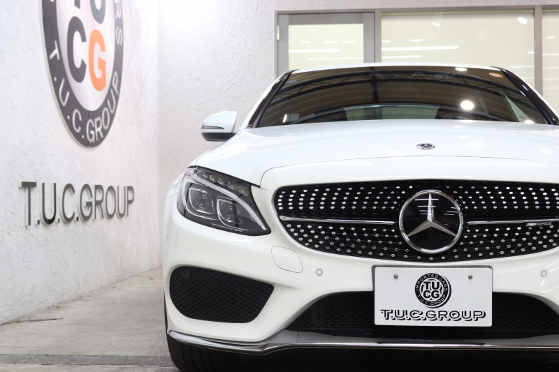 メルセデスベンツ Cクラス C200 AVG AMGﾗｲﾝ ﾚｰﾀﾞｰｾｰﾌﾃｨPKG　中期 C43仕様 ｷｰﾚｽｺﾞｰ 黒革 HDDﾅﾋﾞTV BT音楽 ﾊﾞｯｸｶﾒﾗ PTS DSRC LEDﾍｯﾄﾞﾗｲﾄ AMGｴｱﾛ&18AW C43ｸﾞﾘﾙ ﾄﾗﾝｸｽﾎﾟｲﾗ- ｴｸﾞｿﾞｰｽﾄｴﾝﾄﾞ ﾀﾞｲﾅﾐｯｸS ｴｱｻｽ 9AT　2年保証