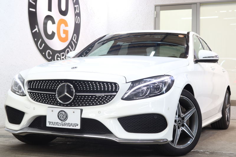 メルセデスベンツ Cクラス C200 AVG AMGﾗｲﾝ ﾚｰﾀﾞｰｾｰﾌﾃｨPKG　中期 ｷｰﾚｽｺﾞｰ 黒革 HDDﾅﾋﾞTV BT音楽 ﾊﾞｯｸｶﾒﾗ PTS DSRC LEDﾍｯﾄﾞﾗｲﾄ AMGｴｱﾛ&18AW ﾀﾞｲﾅﾐｯｸｾﾚｸﾄ ｴｱｻｽ 9AT　2年保証