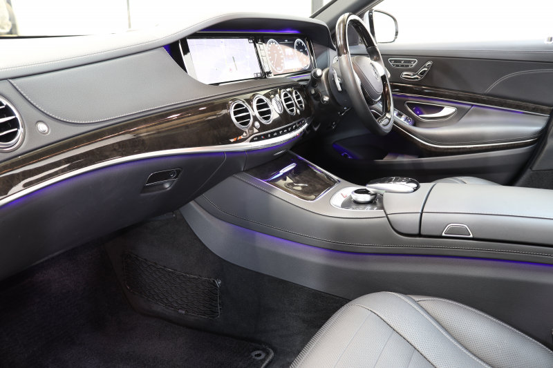 メルセデスベンツ Sクラス S550ﾛﾝｸﾞ AMGｽﾎﾟｰﾂ&ﾚｰﾀﾞｰｾｰﾌﾃｨPKG　中期 ｷｰﾚｽｺﾞｰ 黒本革 ﾍﾞﾝﾁﾚｰﾀｰ ﾊﾟﾉﾗﾏSR ﾍｯﾄﾞｱｯﾌﾟD HDDﾅﾋﾞTV BT音楽 ﾌﾞﾙﾒｽﾀｰ 360ｶﾒﾗ PTS LEDﾗｲﾄ ﾊﾝｽﾞﾌﾘｰA AMGｴｱﾛ&19AW ｴｱｻｽ ｸﾛｰｼﾞﾝｸﾞSP 7AT　2年保証