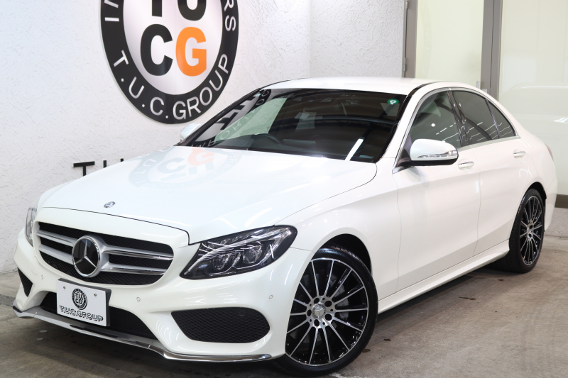 メルセデスベンツ Cクラス C250 ｽﾎﾟｰﾂ ﾚｻﾞｰｴｸｽｸﾙｰｼﾌﾞ&ﾚｰﾀﾞｰｾｰﾌﾃｨPKG ｷｰﾚｽｺﾞｰ 黒本革 HUD HDDﾅﾋﾞTV ﾌﾞﾙﾒｽﾀ BT音楽 ﾊﾞｯｸｶﾒﾗ PTS LEDﾗｲﾄ 自動ﾄﾗﾝｸ ｴｱﾊﾞﾗﾝｽPKG AMGｴｱﾛ&18AW ｴｱｻｽ　2年保証