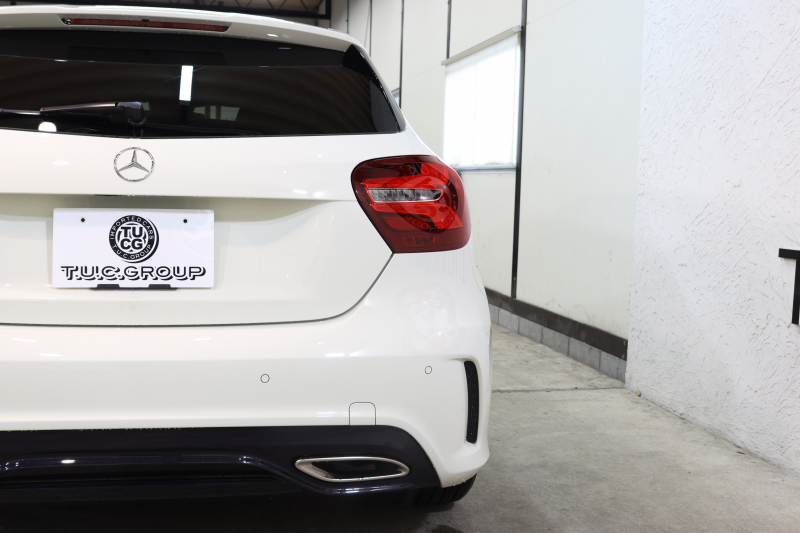 メルセデスベンツ Aクラス A180ｽﾎﾟｰﾂ ﾚｰﾀﾞｰｾｰﾌﾃｨPKG　後期 ｷｰﾚｽｺﾞｰ ﾌﾞﾗｯｸﾚｻﾞｰDINAMICAｼｰﾄ ｼｰﾄﾋｰﾀｰ HDDﾅﾋﾞTV BT音楽 ﾊﾞｯｸｶﾒﾗ PTS LEDﾗｲﾄ AMGｴｱﾛ&18AW ﾀﾞｲﾅﾐｯｸS ｽﾎﾟｰﾂｻｽﾍﾟﾝｼｮﾝ 7AT　2年保証