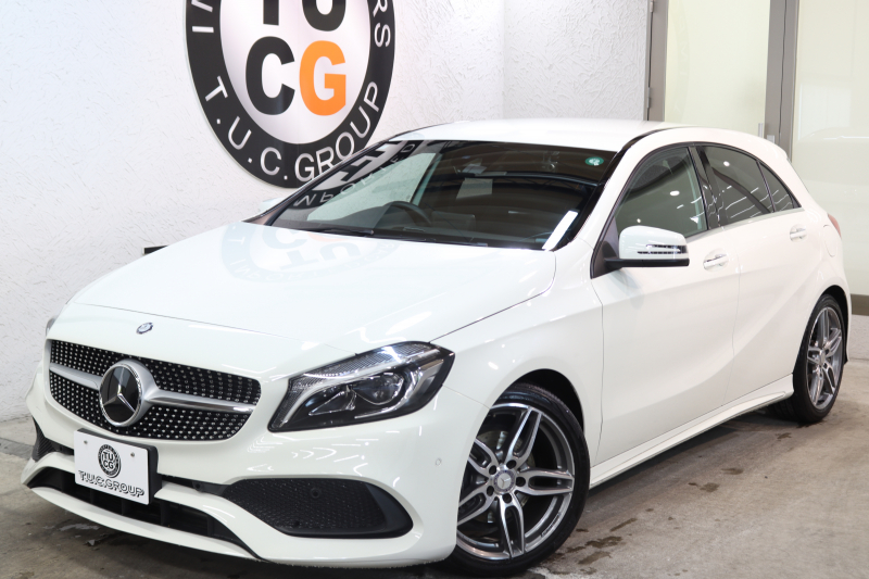 メルセデスベンツ Aクラス A180ｽﾎﾟｰﾂ ﾚｰﾀﾞｰｾｰﾌﾃｨPKG　後期 ｷｰﾚｽｺﾞｰ ﾌﾞﾗｯｸﾚｻﾞｰDINAMICAｼｰﾄ ｼｰﾄﾋｰﾀｰ HDDﾅﾋﾞTV BT音楽 ﾊﾞｯｸｶﾒﾗ PTS LEDﾗｲﾄ AMGｴｱﾛ&18AW ﾀﾞｲﾅﾐｯｸS ｽﾎﾟｰﾂｻｽﾍﾟﾝｼｮﾝ 7AT　2年保証