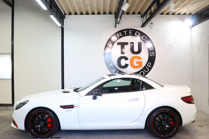 AMG SLC SLC43 ﾚｯﾄﾞｱｰﾄｴﾃﾞｨｼｮﾝ ﾚｰﾀﾞｰｾｰﾌﾃｨPKG　特別仕様車 1ｵｰﾅｰ ｷｰﾚｽｺﾞｰ 黒/銀本革 ｴｱｽｶｰﾌ ﾏｼﾞｯｸｽｶｲR HDDﾅﾋﾞTV&ｷｬﾝｾﾗｰ ｽﾏﾎ連携 harman/kardon ﾊﾞｯｸｶﾒﾗ PTS LEDﾗｲﾄ ﾚｯﾄﾞｱｸｾﾝﾄﾊﾟｰﾂ AMG専用装備&ﾁｭｰﾆﾝｸﾞ 9AT　2年保証