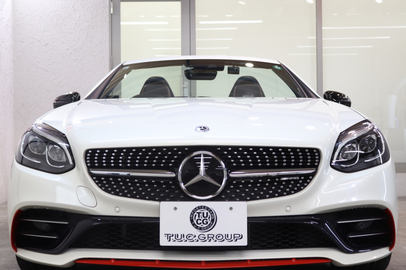 AMG SLC SLC43 ﾚｯﾄﾞｱｰﾄｴﾃﾞｨｼｮﾝ ﾚｰﾀﾞｰｾｰﾌﾃｨPKG　特別仕様車 1ｵｰﾅｰ ｷｰﾚｽｺﾞｰ 黒/銀本革 ｴｱｽｶｰﾌ ﾏｼﾞｯｸｽｶｲR HDDﾅﾋﾞTV&ｷｬﾝｾﾗｰ ｽﾏﾎ連携 harman/kardon ﾊﾞｯｸｶﾒﾗ PTS LEDﾗｲﾄ ﾚｯﾄﾞｱｸｾﾝﾄﾊﾟｰﾂ AMG専用装備&ﾁｭｰﾆﾝｸﾞ 9AT　2年保証