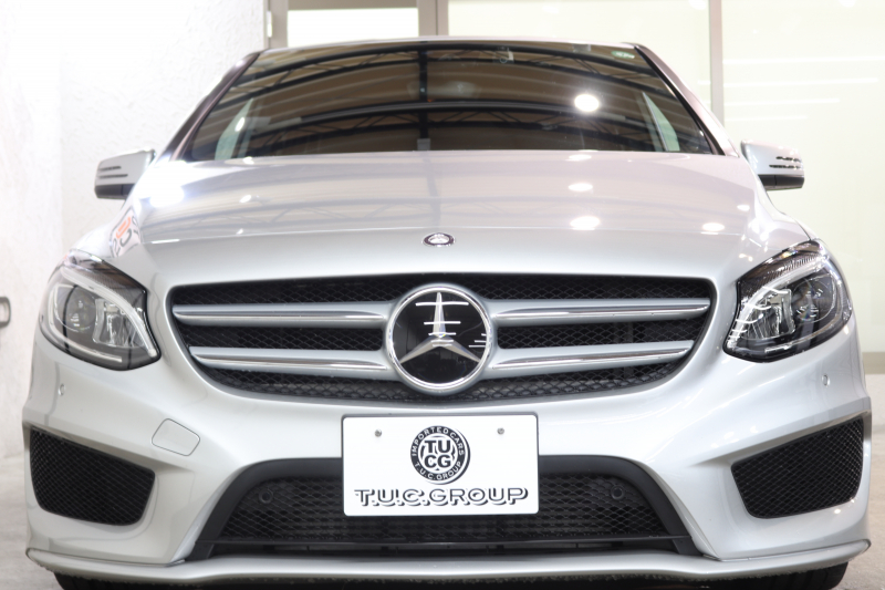 メルセデスベンツ Bクラス B250 4MATIC ｽﾎﾟｰﾂ AMGﾚｻﾞｰｴｸｽｸﾙｰｼﾌﾞ&ﾚｰﾀﾞｰｾｰﾌﾃｨPKG　後期 1ｵｰﾅｰ ｷｰﾚｽｺﾞｰ 黒本革 HDDﾅﾋﾞTV BT音楽 harman/kardon PTS LEDﾗｲﾄ AMGｴｱﾛ&18AW EASY-VARIO PLUS 7AT　2年保証