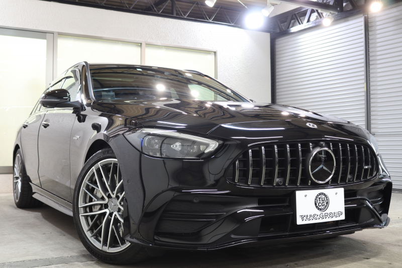 AMG Cクラス C43 4MATIC ｽﾃｰｼｮﾝﾜｺﾞﾝ AMGﾅｲﾄ&ﾚｰﾀﾞｰｾｰﾌﾃｨPKG　BSG搭載 ｷｰﾚｽｺﾞｰ 黒本革 ﾍﾞﾝﾁﾚｰﾀｰ ﾊﾟﾉﾗﾏSR ﾍｯﾄﾞｱｯﾌﾟD MBUXﾅﾋﾞTV&ARﾅﾋﾞ ｽﾏﾎ連携 ﾌﾞﾙﾒｽﾀｰ 360ｶﾒﾗ PTS LEDﾗｲﾄ 自動Rｹﾞｰﾄ AMG専用装備&ﾁｭｰﾆﾝｸﾞﾀﾞｲﾅﾐｯｸS 9AT　2年保証
