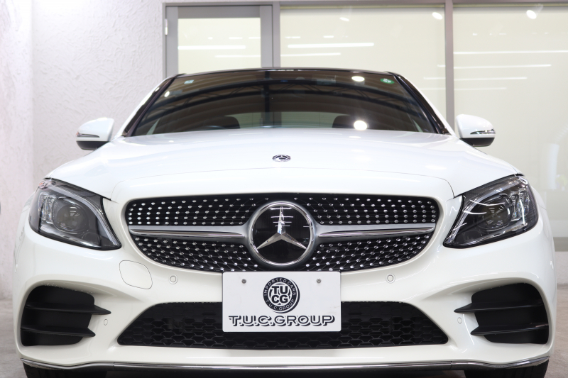 メルセデスベンツ Cクラス C200 AVG AMGﾗｲﾝ ﾚｻﾞｰｴｸｽｸﾙｰｼﾌﾞ&ﾚｰﾀﾞｰｾｰﾌﾃｨPKG　BSG搭載 後期 ｷｰﾚｽｺﾞｰ 黒本革 ﾊﾟﾉﾗﾏSR ﾍｯﾄﾞｱｯﾌﾟD HDDﾅﾋﾞTV ｽﾏﾎ連携 ﾌﾞﾙﾒｽﾀｰ ﾊﾞｯｸｶﾒﾗ PTS LEDﾗｲﾄ ﾊﾝｽﾞﾌﾘｰA AMGｴｱﾛ&18AW ｴｱｻｽ 9AT　2年保証